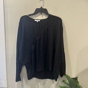 NWT Ro & De black boho blouse SZ M 🔥✨✨